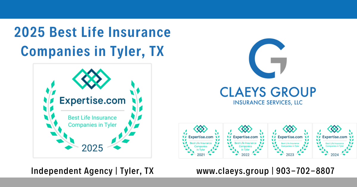 Claeys Group Recognized as Top Life Insurance Agency in Tyler for 5th Straight Year